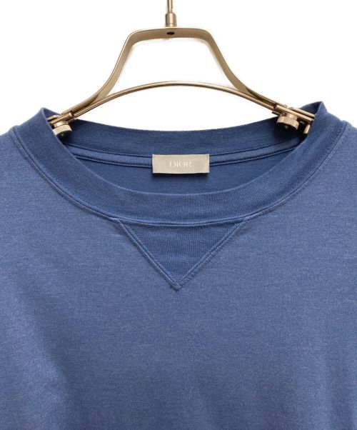 Dior（ディオール）Dior (ディオール) エンブロイダリーロゴTシャツ ネイビー サイズ:Sの古着・服飾アイテム