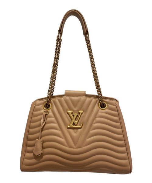LOUIS VUITTON（ルイ ヴィトン）LOUIS VUITTON (ルイ ヴィトン) ニューウェーブ チェーントートバッグ ベージュの古着・服飾アイテム