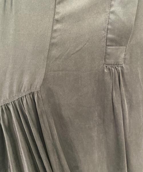 CHAOS（カオス）CHAOS (カオス) サンディングシルクワンピース ブラック サイズ:FREEの古着・服飾アイテム