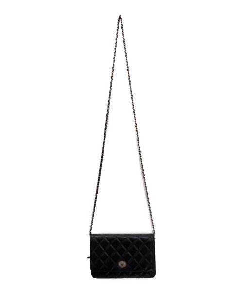 CHANEL（シャネル）CHANEL (シャネル) チェーンウォレット ブラックの古着・服飾アイテム