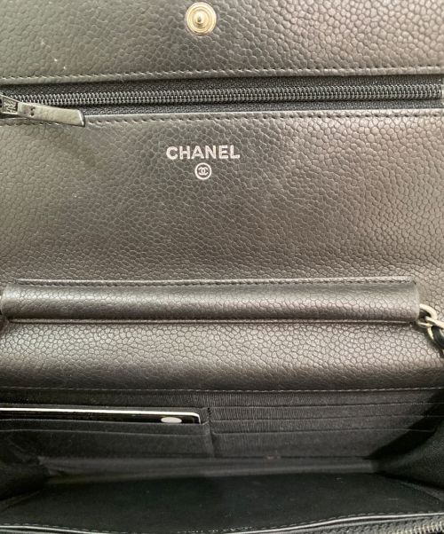 CHANEL（シャネル）CHANEL (シャネル) チェーンウォレット ブラックの古着・服飾アイテム