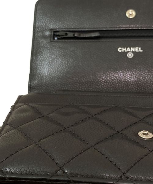 CHANEL（シャネル）CHANEL (シャネル) チェーンウォレット ブラックの古着・服飾アイテム