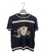 HERMESエルメス）の古着「ツイルレーヌ半袖カットソー」｜ブラック