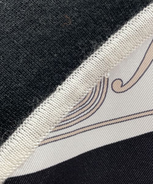 HERMES（エルメス）HERMES (エルメス) ツイルレーヌ半袖カットソー ブラック サイズ:38の古着・服飾アイテム