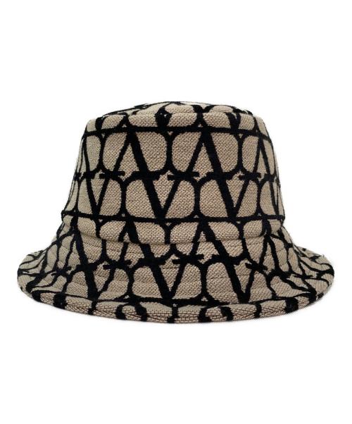 VALENTINO（ヴァレンティノ）VALENTINO (ヴァレンティノ) canvas-jacquard bucket hat ベージュ サイズ:Mの古着・服飾アイテム