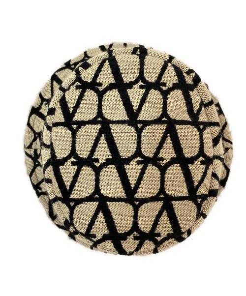 VALENTINO（ヴァレンティノ）VALENTINO (ヴァレンティノ) canvas-jacquard bucket hat ベージュ サイズ:Mの古着・服飾アイテム