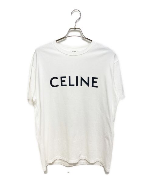 CELINE（セリーヌ）CELINE (セリーヌ) ルーズ Tシャツ ホワイト サイズ:Sの古着・服飾アイテム