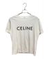 CELINE（セリーヌ）の古着「ラインストーン ルーズTシャツ」｜ホワイト
