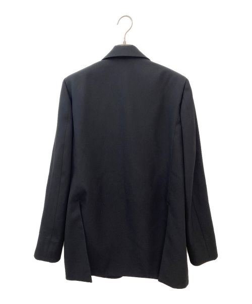 HARUNOBUMURATA（ハルノブ ムラタ）HARUNOBUMURATA (ハルノブ ムラタ) GEORGIA OVER SIZED TAILORED JACKET ブラック サイズ:36の古着・服飾アイテム
