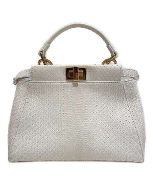 FENDI（フェンディ）FENDI (フェンディ) ピーカブーミニ ホワイト サイズ:ミニの古着・服飾アイテム