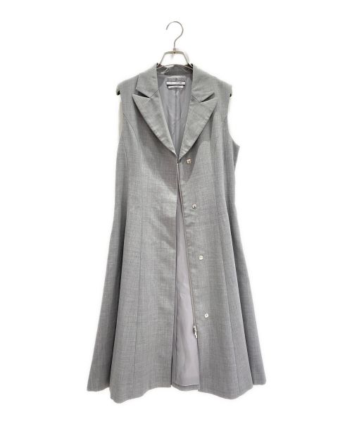 FOXEY NEWYORK（フォクシーニューヨーク）FOXEY NEWYORK (フォクシーニューヨーク) Coat Autumn grace グレー サイズ:40の古着・服飾アイテム