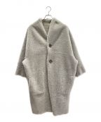 Karl Donoghueカールドノヒュー）の古着「リバーシブルムートンコート」｜ライトグレー
