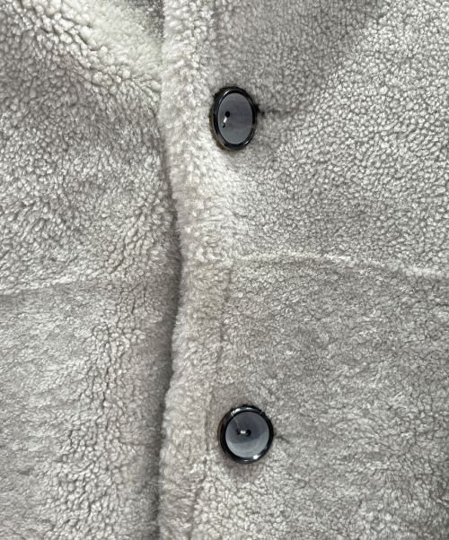 Karl Donoghue（カールドノヒュー）Karl Donoghue (カールドノヒュー) リバーシブルムートンコート ライトグレー サイズ:xsの古着・服飾アイテム