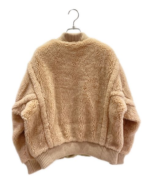 MaxMara（マックスマーラ）MaxMara (マックスマーラ) テディベアボンバージャケット キャメル サイズ:38の古着・服飾アイテム