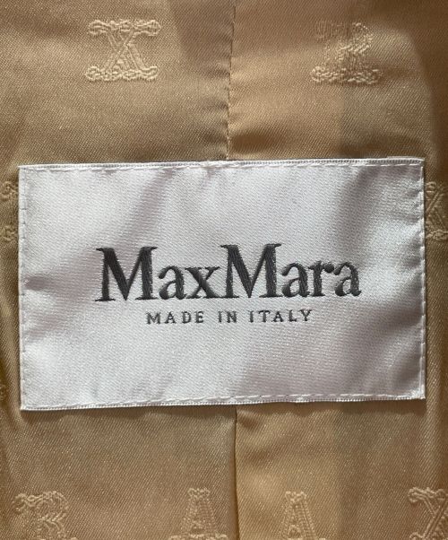 MaxMara（マックスマーラ）MaxMara (マックスマーラ) テディベアボンバージャケット キャメル サイズ:38の古着・服飾アイテム