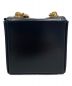 CELINE (セリーヌ) トリオンフ ミニチェーンボックス シャイニーカーフスキン ブラック：178000円