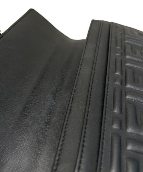 FENDI（フェンディ）FENDI (フェンディ) バゲット コンチネンタル財布 ブラックの古着・服飾アイテム