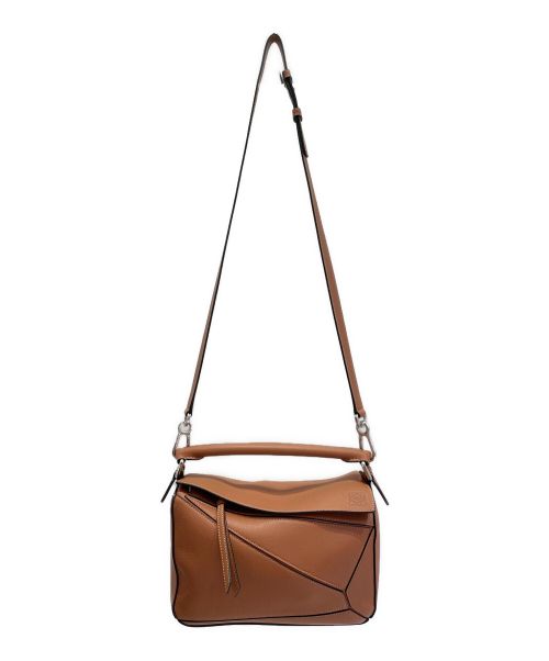 LOEWE（ロエベ）LOEWE (ロエベ) パズルバッグスモール タンの古着・服飾アイテム