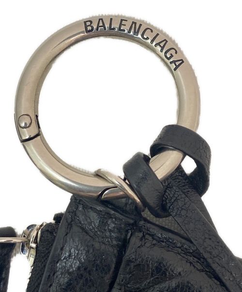 BALENCIAGA（バレンシアガ）BALENCIAGA (バレンシアガ) ル・カゴール クリップオンミラーカードコインケース ブラックの古着・服飾アイテム