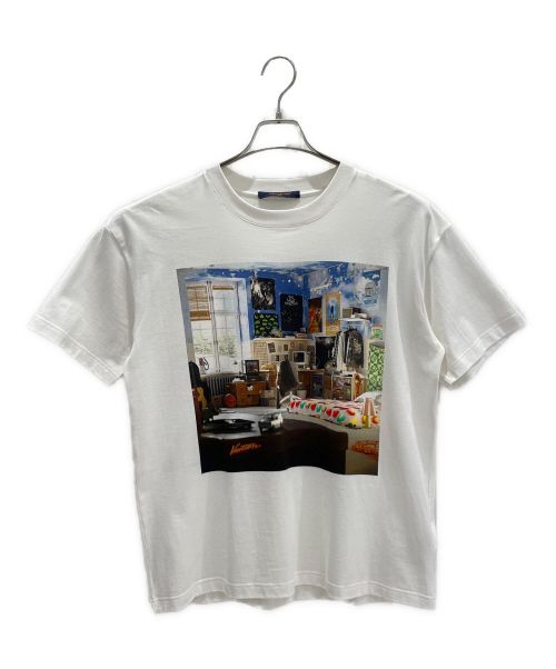 LOUIS VUITTON（ルイ ヴィトン）LOUIS VUITTON (ルイ ヴィトン) プリンテッドコットンTシャツ ホワイト サイズ:Mの古着・服飾アイテム