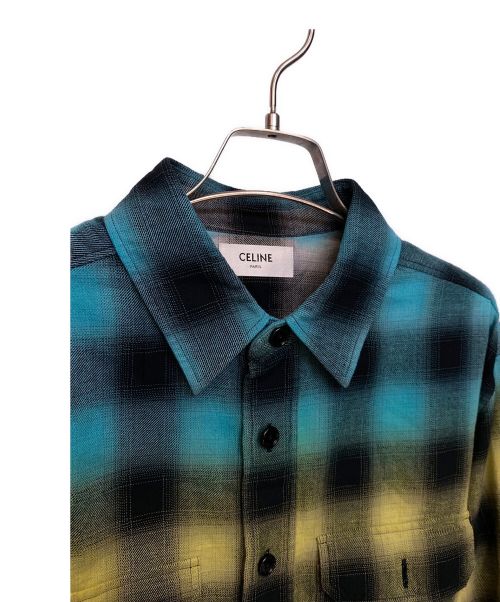 CELINE（セリーヌ）CELINE (セリーヌ) 23SS Loose cotton linen shirt マルチカラー サイズ:37の古着・服飾アイテム