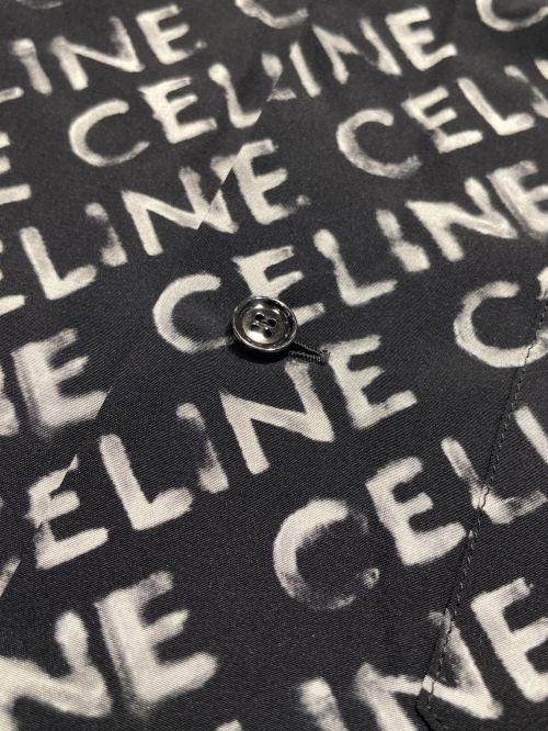 CELINE（セリーヌ）CELINE (セリーヌ) クレープ・ド・シーヌ ノワール ブラック サイズ:38の古着・服飾アイテム