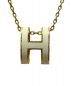 HERMES（エルメス）の古着「ポップアッシュネックレス」｜ホワイト×ゴールド