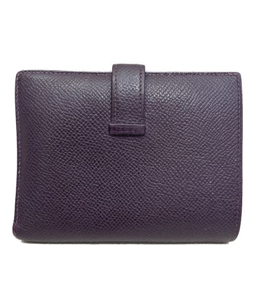 HERMES（エルメス）HERMES (エルメス) ベアンコンパクト パープル/ヴェルソの古着・服飾アイテム