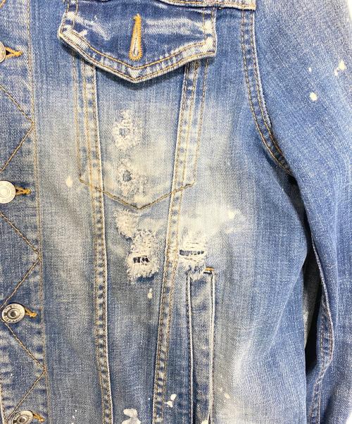 DSQUARED2（ディースクエアード）DSQUARED2 (ディースクエアード) Dan Jean Jacket インディゴ サイズ:46の古着・服飾アイテム