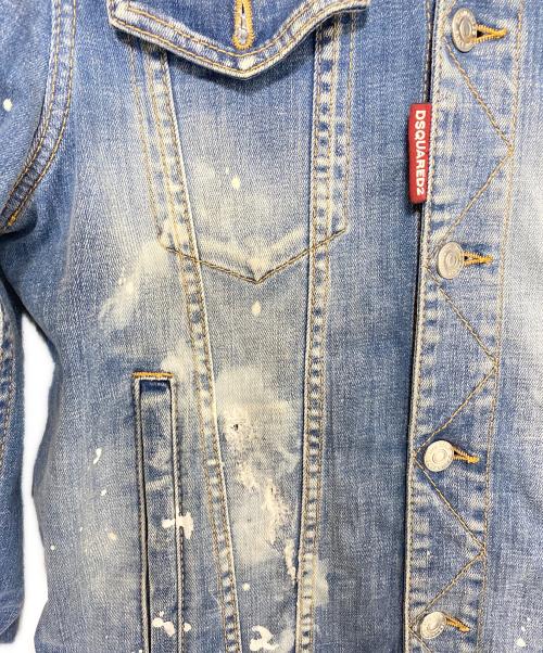 DSQUARED2（ディースクエアード）DSQUARED2 (ディースクエアード) Dan Jean Jacket インディゴ サイズ:46の古着・服飾アイテム