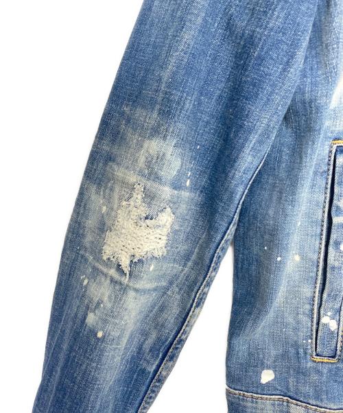 DSQUARED2（ディースクエアード）DSQUARED2 (ディースクエアード) Dan Jean Jacket インディゴ サイズ:46の古着・服飾アイテム
