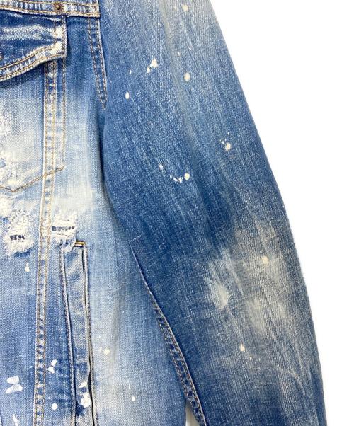 DSQUARED2（ディースクエアード）DSQUARED2 (ディースクエアード) Dan Jean Jacket インディゴ サイズ:46の古着・服飾アイテム
