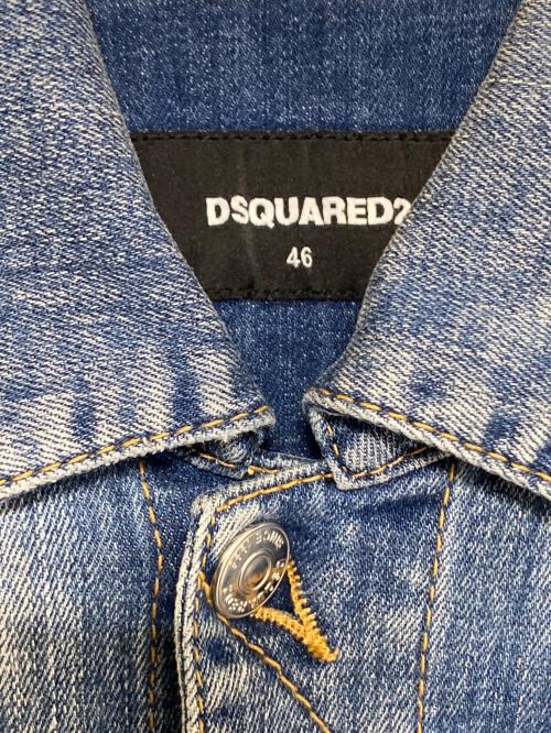 DSQUARED2（ディースクエアード）DSQUARED2 (ディースクエアード) Dan Jean Jacket インディゴ サイズ:46の古着・服飾アイテム