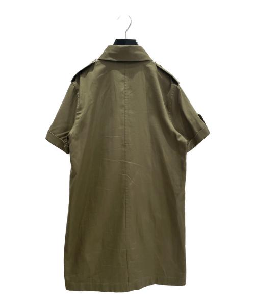 CELINE（セリーヌ）CELINE (セリーヌ) ライトウェイト アーミーツイル Tシャツワンピ オリーブ サイズ:38の古着・服飾アイテム