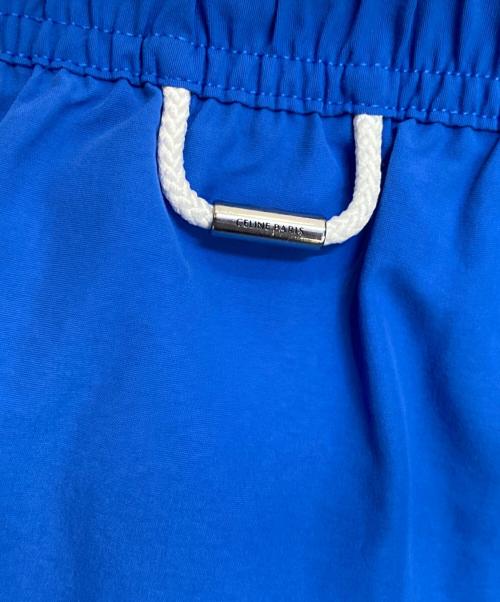 CELINE（セリーヌ）CELINE (セリーヌ) パイピング スイムショートパンツ ブルー サイズ:Lの古着・服飾アイテム