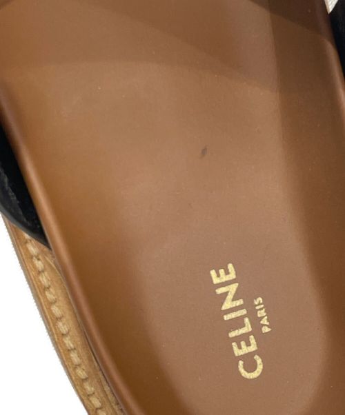 CELINE（セリーヌ）CELINE (セリーヌ) サンダル ブラック×ブラウン サイズ:36の古着・服飾アイテム