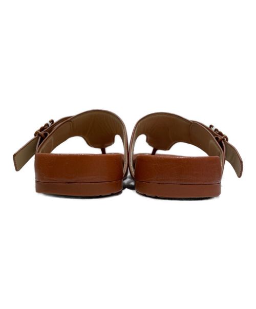 LOEWE（ロエベ）LOEWE (ロエベ) イーズサンダル ブラウン サイズ:38の古着・服飾アイテム