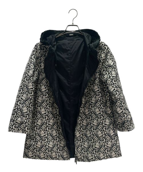 'S Max Mara（エスマックスマーラ）'S Max Mara (エスマックスマーラ) リバーシブルジャガードジャケット ブラック サイズ:36の古着・服飾アイテム