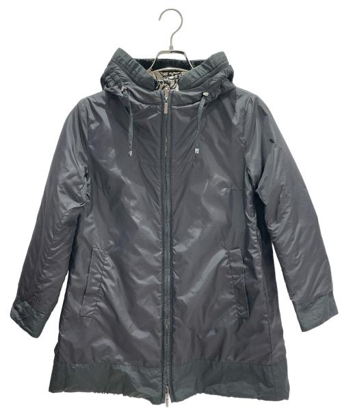 'S Max Mara（エスマックスマーラ）'S Max Mara (エスマックスマーラ) リバーシブルジャガードジャケット ブラック サイズ:36の古着・服飾アイテム