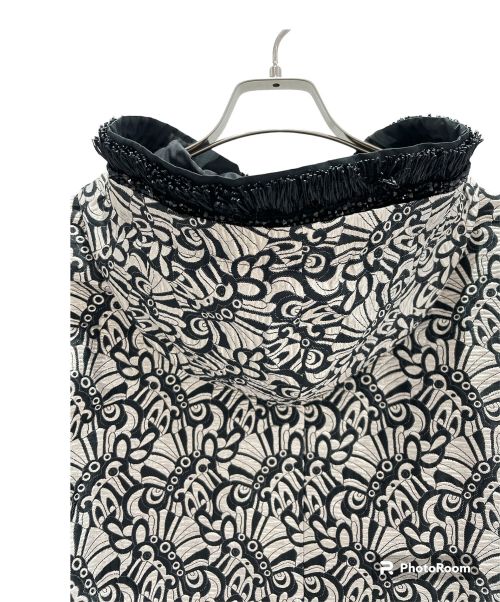 'S Max Mara（エスマックスマーラ）'S Max Mara (エスマックスマーラ) リバーシブルジャガードジャケット ブラック サイズ:36の古着・服飾アイテム