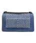 CHANEL (シャネル) ボーイシャネル デニムショルダーバッグ：458000円