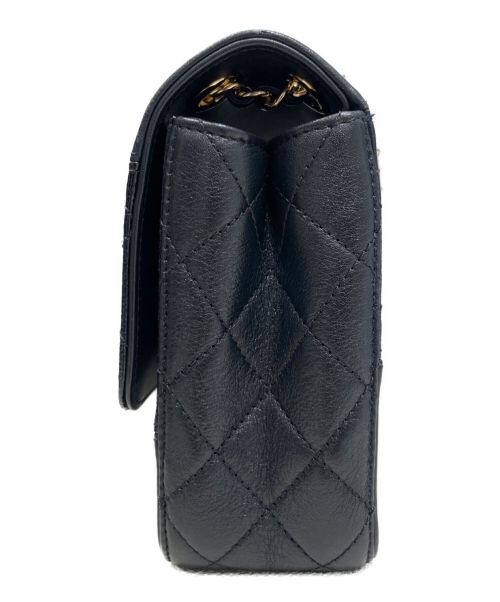 CHANEL（シャネル）CHANEL (シャネル) マトラッセ23 ブラック×ゴールド サイズ:23の古着・服飾アイテム