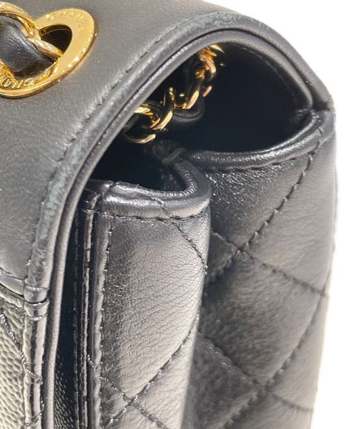 CHANEL（シャネル）CHANEL (シャネル) マトラッセ23 ブラック×ゴールド サイズ:23の古着・服飾アイテム