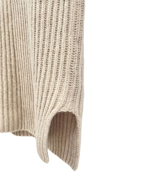 JIL SANDER+（ジルサンダープラス）JIL SANDER+ (ジルサンダープラス) カシミヤニットベスト ベージュ サイズ:32の古着・服飾アイテム
