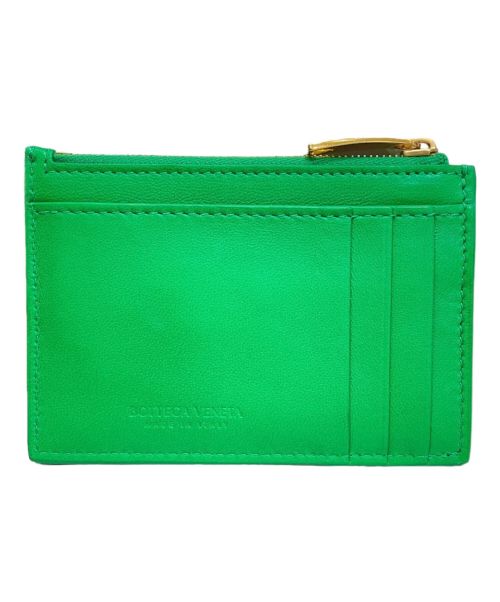 BOTTEGA VENETA（ボッテガベネタ）BOTTEGA VENETA (ボッテガベネタ) カセットファスナーカードケース グリーン（パラキート）の古着・服飾アイテム