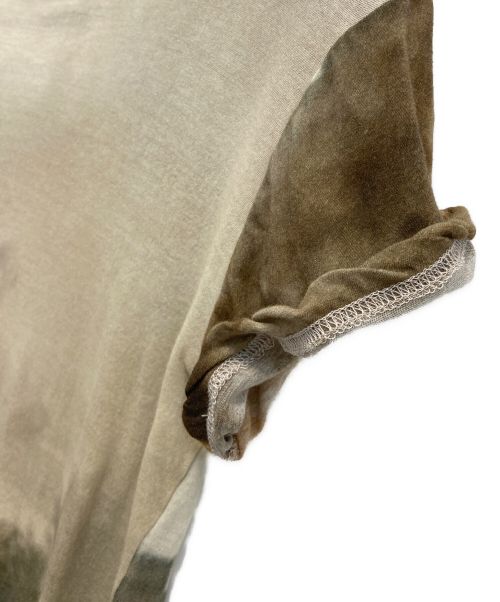 Y's（ワイズ）Y's (ワイズ) PLAIN STITCH OLD CASTLE PRINT T ベージュ サイズ:2の古着・服飾アイテム