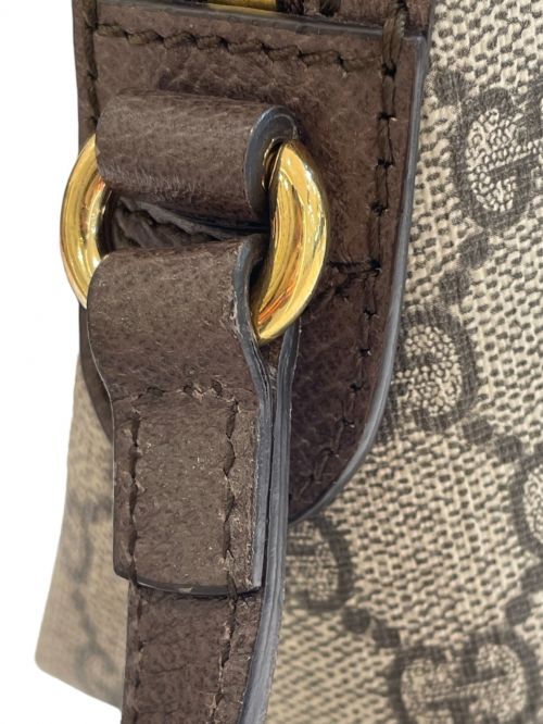 GUCCI（グッチ）GUCCI (グッチ) GGスプリームショルダーバッグ ブラウン サイズ:スモールの古着・服飾アイテム