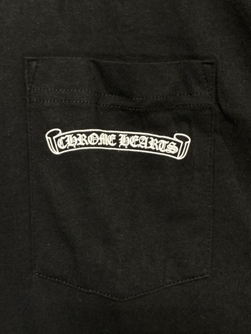 CHROME HEARTS（クロムハーツ）CHROME HEARTS (クロムハーツ) ロングスリーブカットソー ブラック サイズ:XLの古着・服飾アイテム