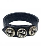 CHROME HEARTS×ROLLING STONESクロムハーツ×ローリングストーンズ）の古着「3ボタン 2スナップ ブレスレット」