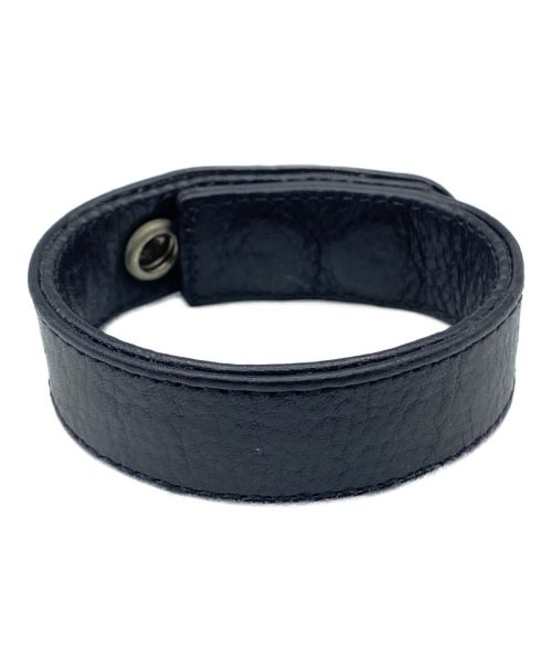 CHROME HEARTS（クロムハーツ）CHROME HEARTS (クロムハーツ) ROLLING STONES (ローリングストーンズ) 3ボタン 2スナップ ブレスレット サイズ:-の古着・服飾アイテム